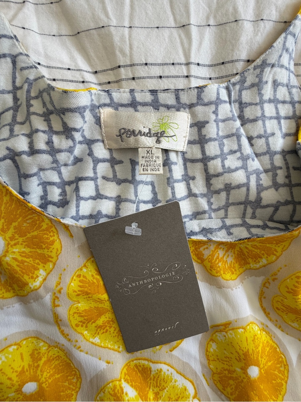 Anthropologie Yellow Citrus Print Camisole - Picture 6 of 6